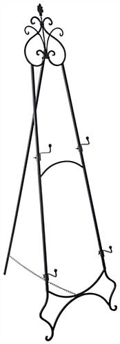 Decorative Design Adjustable Wrought Iron Easel Adjustable Wrought Iron Easel & Decorative Topper