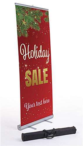 Spruce up a Commercial Space with this "Holiday Sale" Business Banner "Holiday Sale" business banner with aluminum base