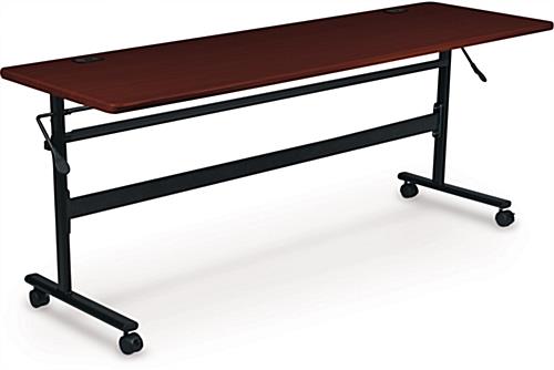 Mahogany Flipper Training Table Great for Colleges Mahogany Flipper Training Table, Freestanding