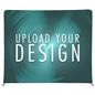 Eco friendly fabric backdrop with customized graphics