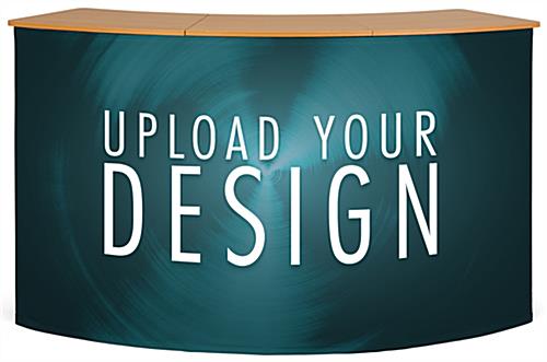 This Eco Friendly Replacement Graphic Easily Attaches to Your Counter Eco friendly replacement graphic with hook-and-loop attachment