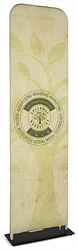 This Portable Banner Stand Will Help Spread Your Message and Reduce Pollution Portable banner stand with eco-friendly recycled material fabric