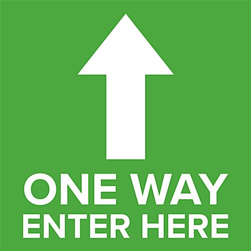 One Way Arrow Sticker Is Perfect for Elementary and Middle Schools One way arrow sticker with pre-printed graphics