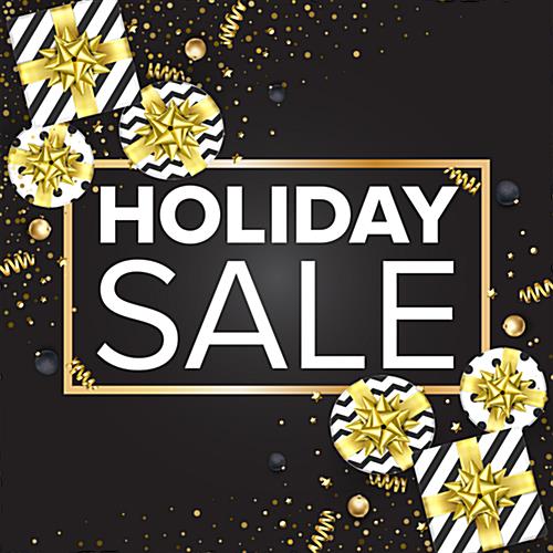 Holiday Sale Floor Vinyl Sticker Calls Out Promos and Deals durable non-slip holiday sale floor vinyl sticker