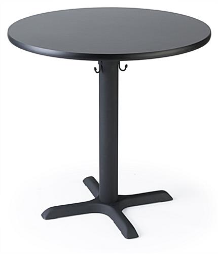 30" Round Restaurant Dining Table Has Plenty of Space for Multiple Customers Round restaurant dining table seats four