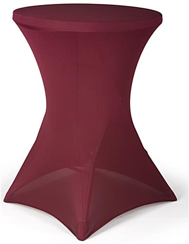 Table with Stretch Cover, Front View Table with Stretch Cover is Lightweight & Portable