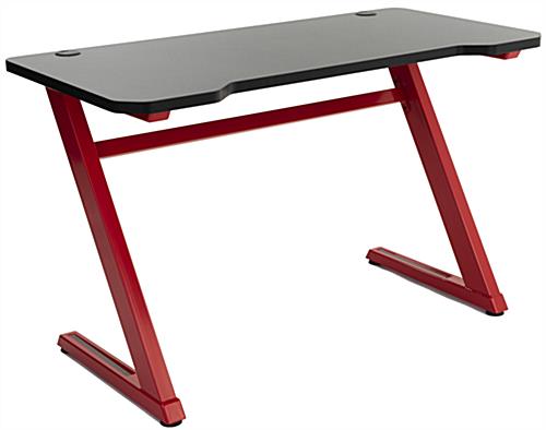 Ergonomic Gaming Z Desk is Perfect for Tech Conferences and Gaming Cafes 47 inch wide ergonomic gaming z desk