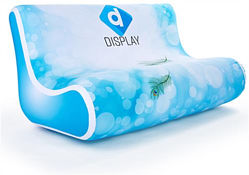 Branded Inflatable Sofa is Comfortable Blow Up Seating lightweight branded inflatable sofa