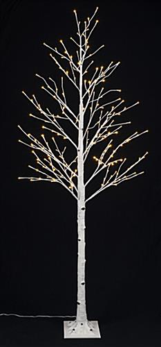 This Lighted Birch Tree Is Perfect Setting the Ambiance at Weddings Lighted birch tree with portable break down design