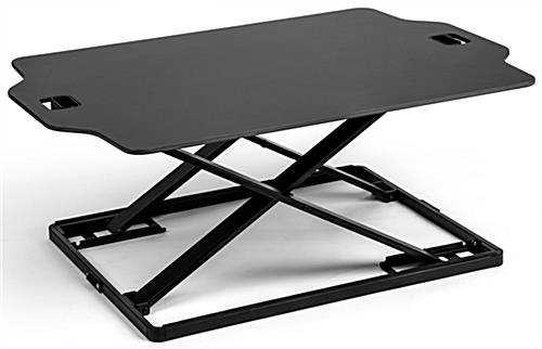 Fold-In Standing Workstation Riser - Potentially Aids in Pain Relief Fold-in standing workstation riser with steel frame