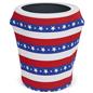 32 gallon American flag trash can stretch wrap