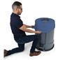 Spandex trash can covers with machine washable material