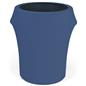 Navy blue spandex trash can covers fits 55 gallon barrels