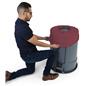 Spandex trash can covers are washer and dryer friendly