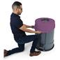 Spandex trash can covers with washer and dryer safe material