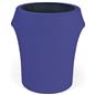Royal blue spandex trash can covers fits 55 gallon waste barrels