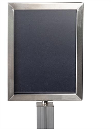 Crowd Control Barrier Sign Inserts Can Be Printed on Letter Size Paper Portrait-oriented crowd control barrier sign