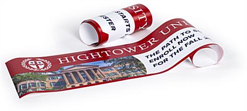 Rigid Rail Signage for Structurally Rigid Advertising Custom printed rigid rail signage