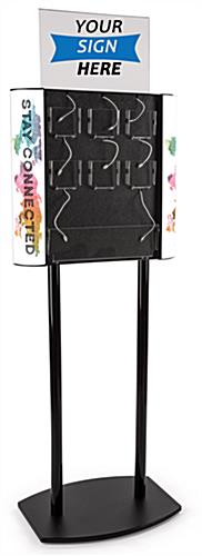 Phone and Tablet Floor Charging Stand - A Great Guest Amenity Cell phone and tablet floor charging stand