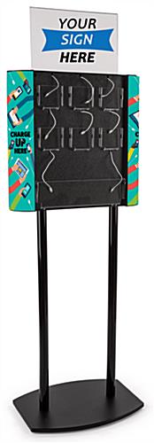 Cell Phone Floor Charging Stand - Ideal for Public Places Tablet & cell phone floor charging stand
