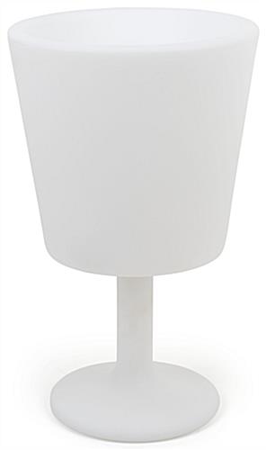 This LED Party Bucket Can Be Enjoyed Inside or Outside with Water-Resistant Design LED Party Bucket with 31 inch height