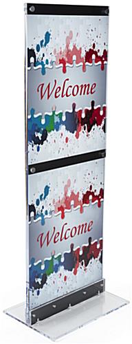 (2) 22” x 28” Replacement Graphics for FSPH Series (2) 22” x 28” Replacement Graphics for FSPH Series - Shown with Stand