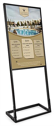 Dye-Sublimation Custom Printed 24x36 SEG Fabric Poster Display 24x36 SEG fabric poster display with custom printed silicone edge graphic sign