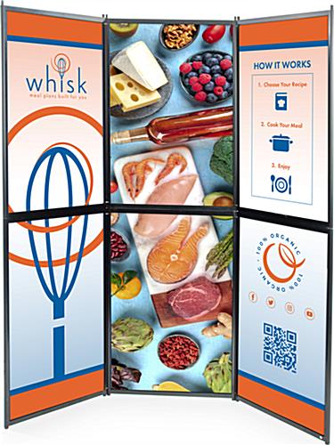 Custom Printed Graphics 6 Panel Trade Show Display