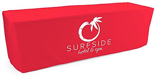 These Custom Printed Fitted Tablecloths Is the Perfect Rectangular Tabletop Throw Custom printed fitted tablecloths with a rectangular design