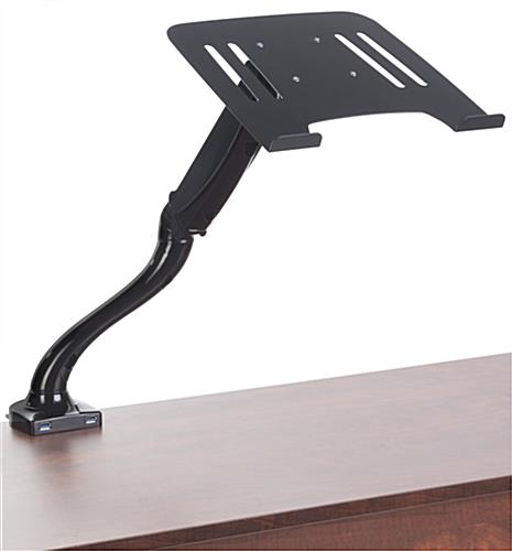 Black Laptop Arm Mount Articulating Laptop Arm Mount