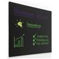 36 x 24 Magnetic Glass Marker Board, No Ghosting