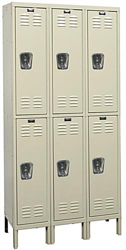 Nude View of Steel Lockers Steel Lockers with Latching Doors