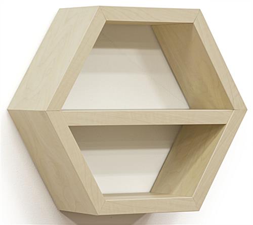 Hexagonal Shelving with Shelf 14" Wide Hexagonal Shelving