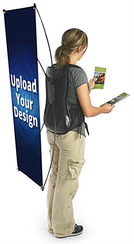 Promotional Backpack Billboard with Custom Graphic Digitally Printed Promotional Backpack Billboard