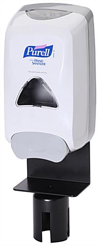 White Hand Sanitizer Stanchion Topper Automatic Hand Sanitizer Stanchion Topper