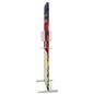 24 inch x 78.75 inch touchless hand sanitizer banner stand with double-sided cleansing dispensers