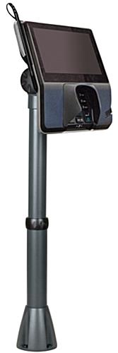 Monitor Pole Mount System, 15" to 23" Tall Height Adjustable Monitor Pole Mount System