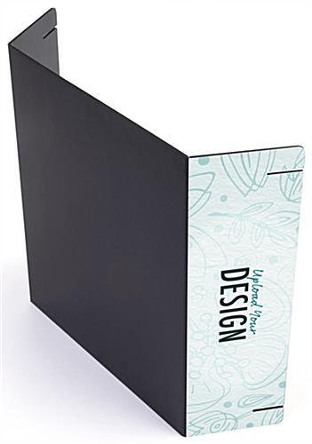 Slotted Foam Sign Headers with Company Logo Easy assembly Slotted foam sign headers