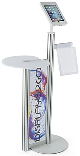 Retail Store Customized iPad Display Table Customized iPad Display Table with Double Sided Graphic Panel