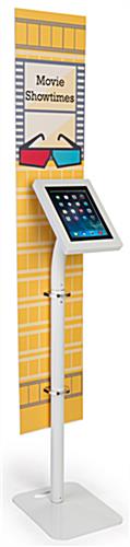 iPad Foam Board Banner Floor Stand - Increases Guest Engagement iPad foam board banner floor stand with custom graphics