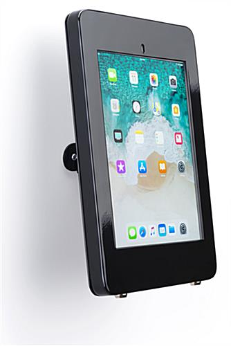 Wall Mount iPad Pro POS Kiosk in Slim Design Wall mount iPad Pro POS kiosk holding 10.5" tablet