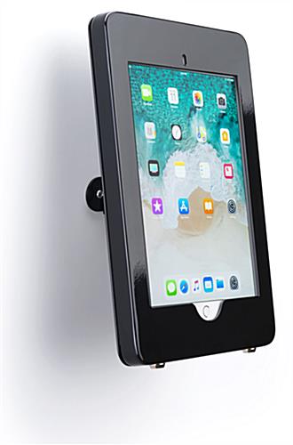 Wall Mount iPad Pro Tablet Kiosk in Minimalist Style Wall mount iPad Pro tablet kiosk with durable metal construction