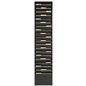 Wall Mounted File Organizer with Black Finish