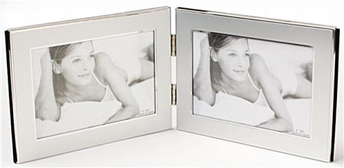 7" x 5" Dual Photo Frame for Tabletop Use 7" x 5" Dual Photo Frame for Tabletop Use