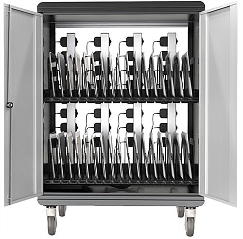 Steel Chromebook Charging Station Black Chromebook Charging Station