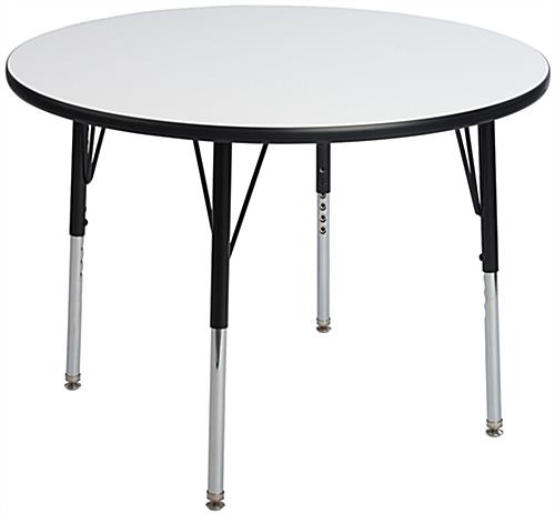 Round Whiteboard Table with 36" Wide Top 36" Wide Round Whiteboard Table