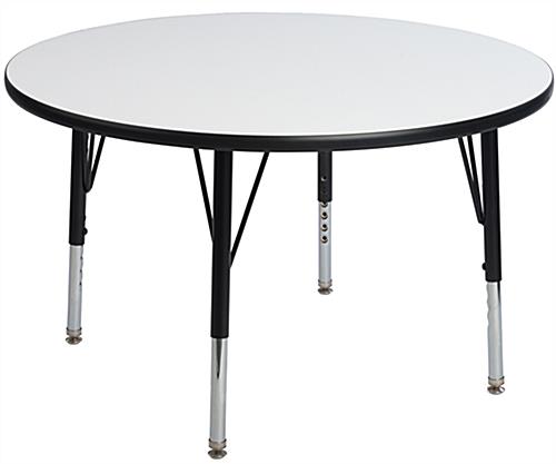 Kids Whiteboard Table with 36" Wide Round Top 36" Wide Kids Whiteboard Table