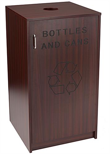 Swing Open Door Hotel Recycling Receptacle Hotel Recycling Receptacle with Swing Open Door