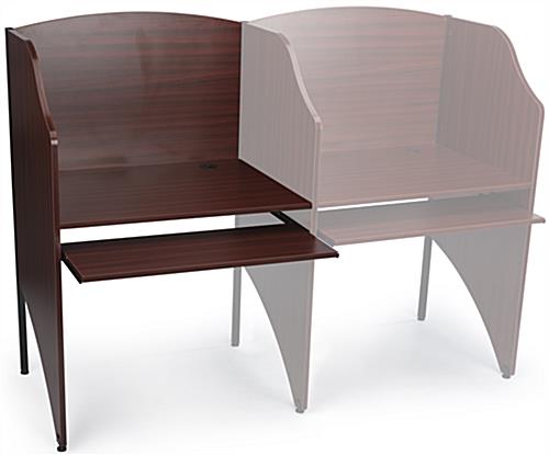 48" Tall Testing Carrel Testing Carrel Adder Unit