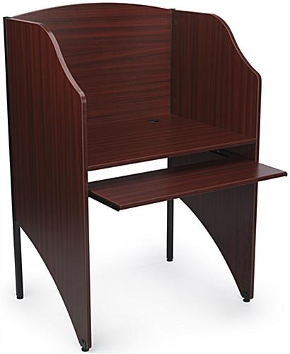 Office Carrel with Matching Edge Banding Office Carrel 32.75" Wide